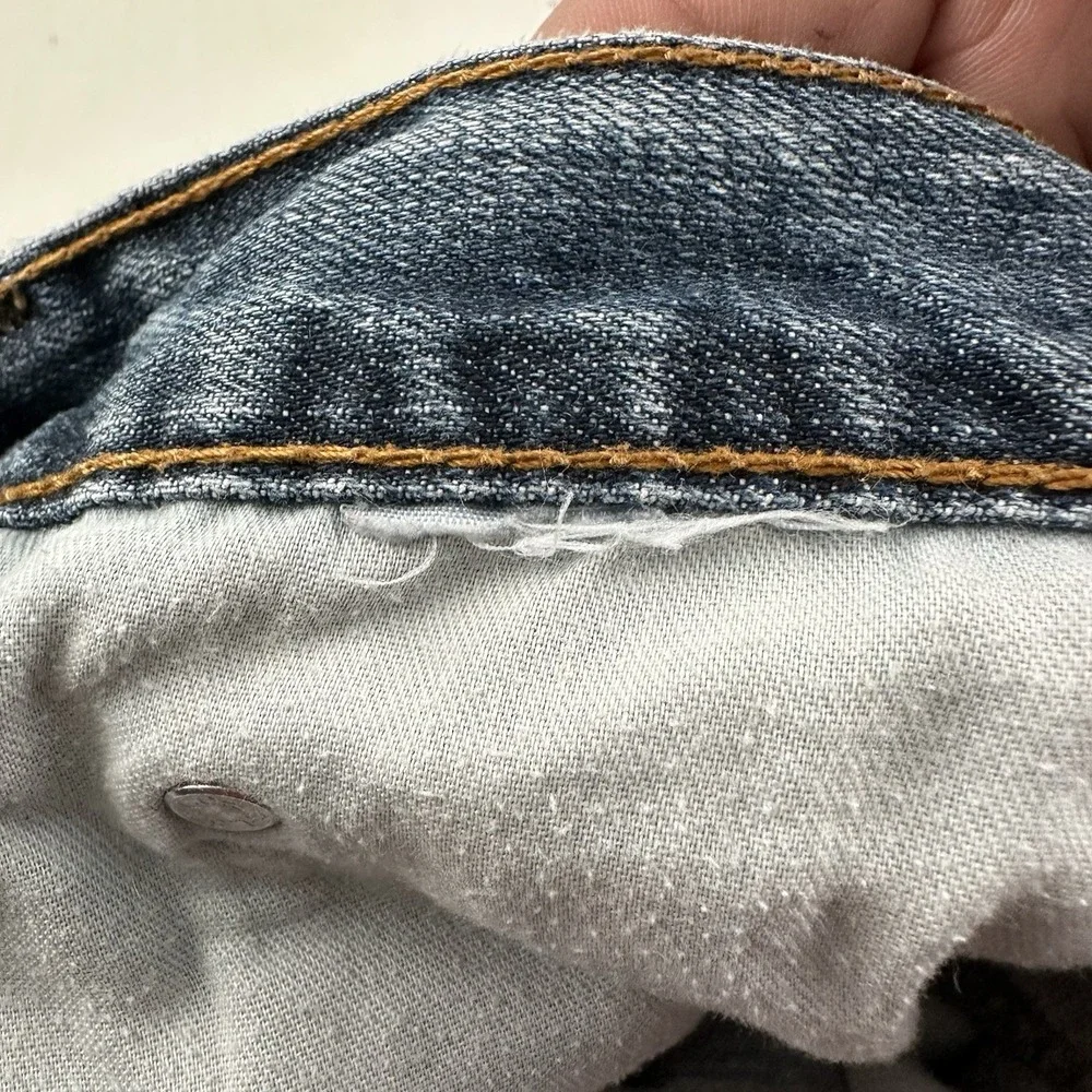 Levi's 559 Straight Relaxed‎ Jeans Mens 34x32 Blue Cotton Denim Dark Wash VTG